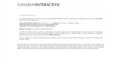 Desktop Screenshot of canariasinteractiva.com