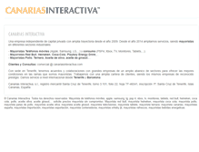 Tablet Screenshot of canariasinteractiva.com